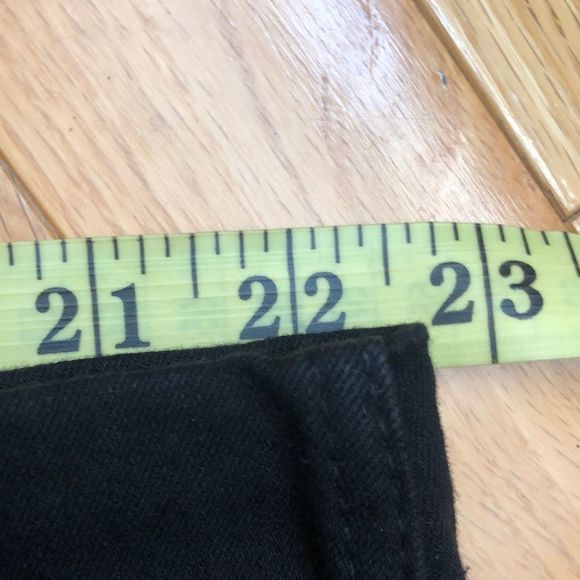 🔴 2 for $25 WILD FABLE Stretch Black Denim Seamed Mini Skirt size 24W - Picture 2 of 6